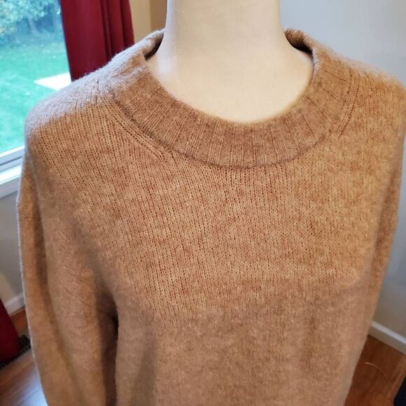 Zara Beige Chunky Soft Knit Sweater S - Picture 3 of 10